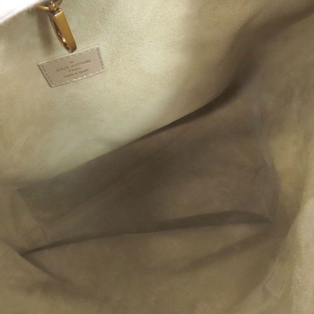 LOUIS VUITTON Tote Bag M25022 Calfskin beige Lowkey Hobo MM