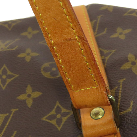 LOUIS VUITTON Boston Duffel bag M41626 Monogram canvas Brown Sac Souple35 Women Used Authentic