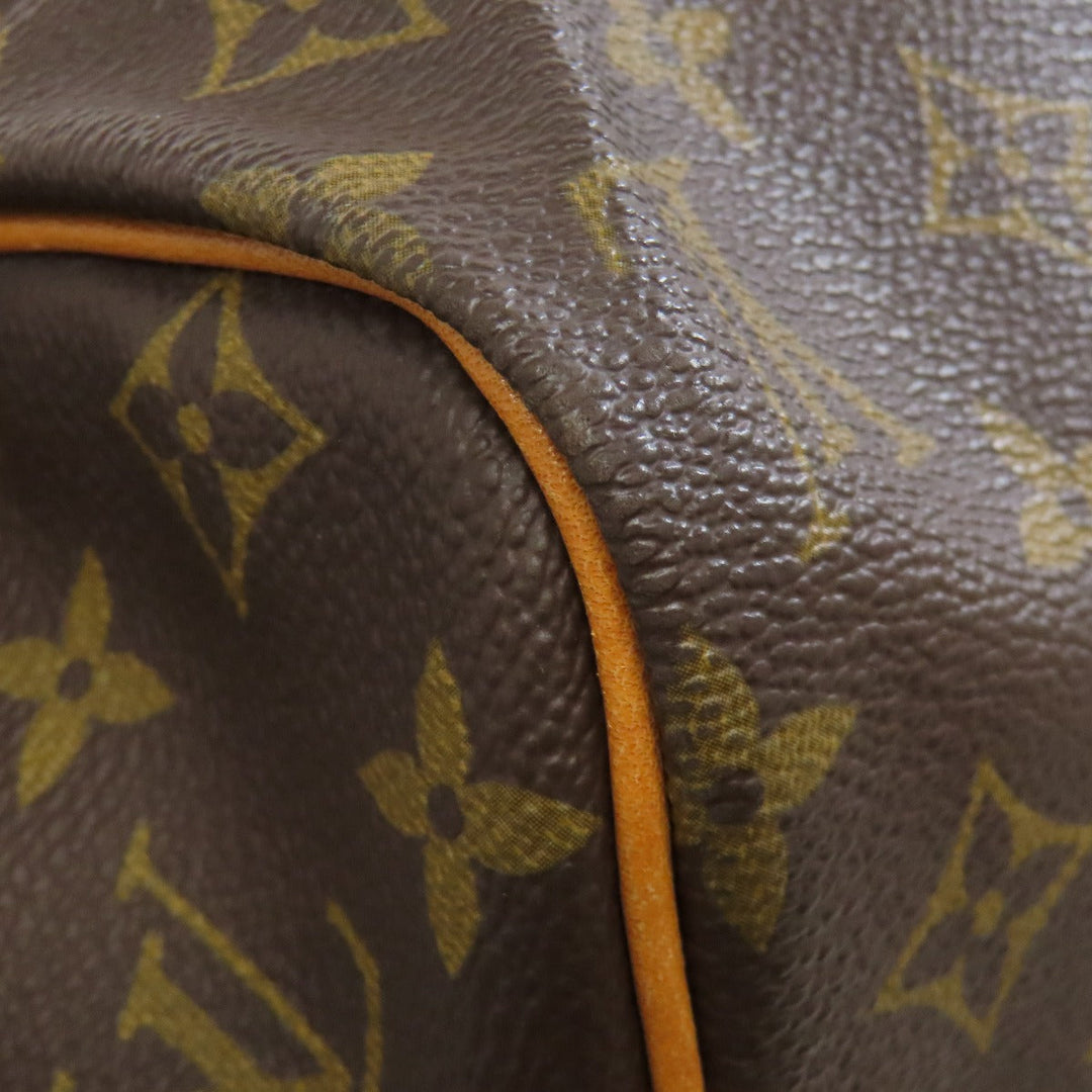 LOUIS VUITTON Boston Duffel bag M41626 Monogram canvas Brown Sac Souple35 Women Used Authentic