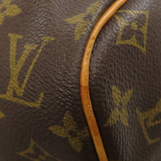 LOUIS VUITTON Boston Duffel bag M41626 Monogram canvas Brown Sac Souple35 Women Used Authentic