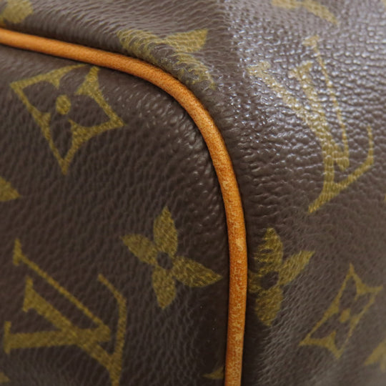 LOUIS VUITTON Boston Duffel bag M41626 Monogram canvas Brown Sac Souple35 Women Used Authentic