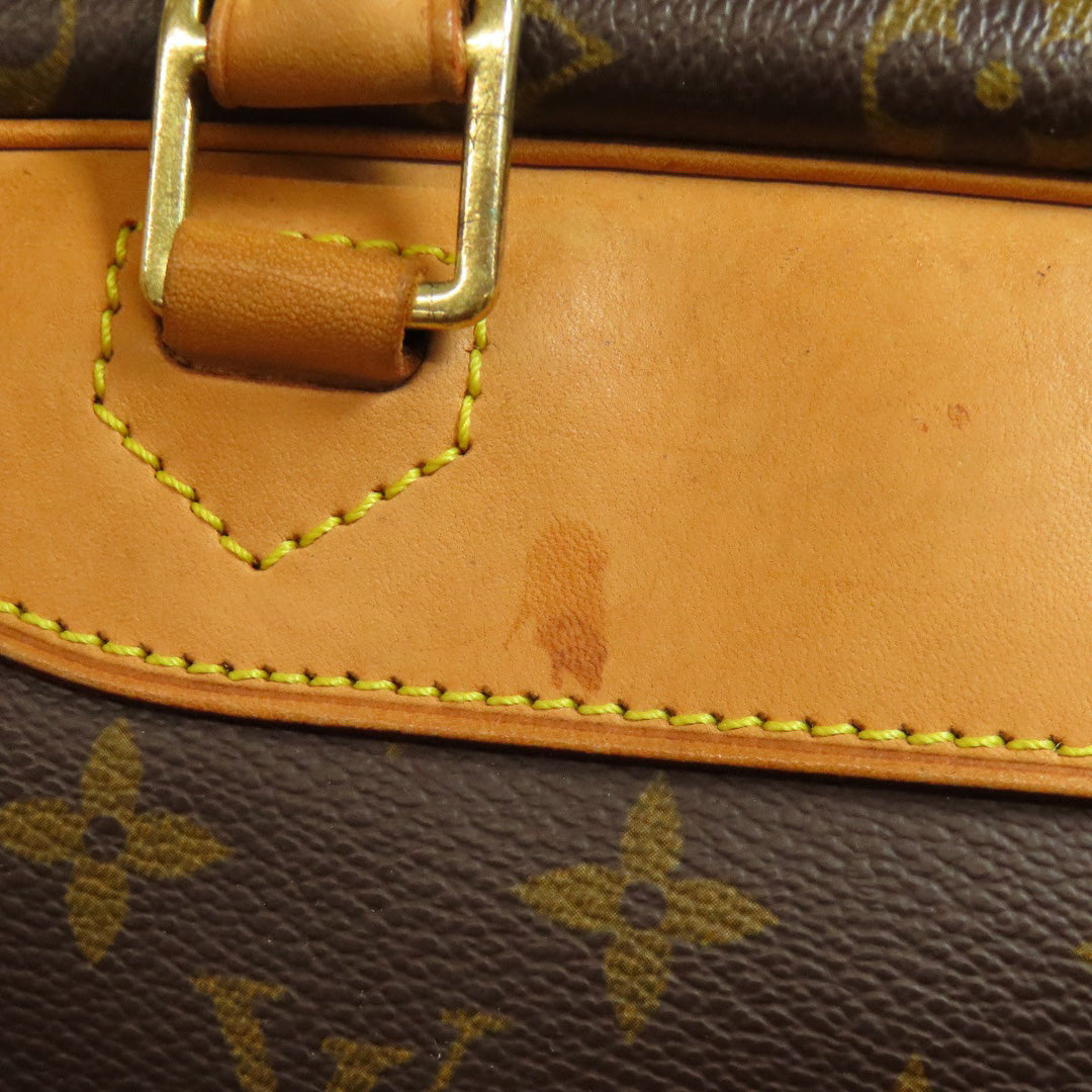 LOUIS VUITTON Handbag M47270 Monogram canvas Brown Deauville Women Used Authentic