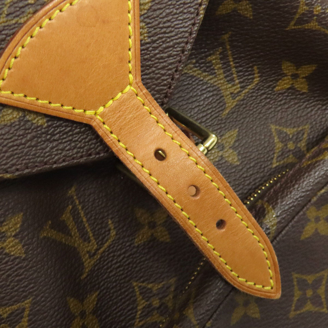 LOUIS VUITTON Backpack M51136 Monogram canvas Brown MontsourisMM Women Used Authentic