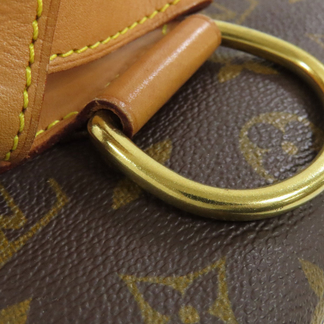 LOUIS VUITTON Backpack M51136 Monogram canvas Brown MontsourisMM Women Used Authentic