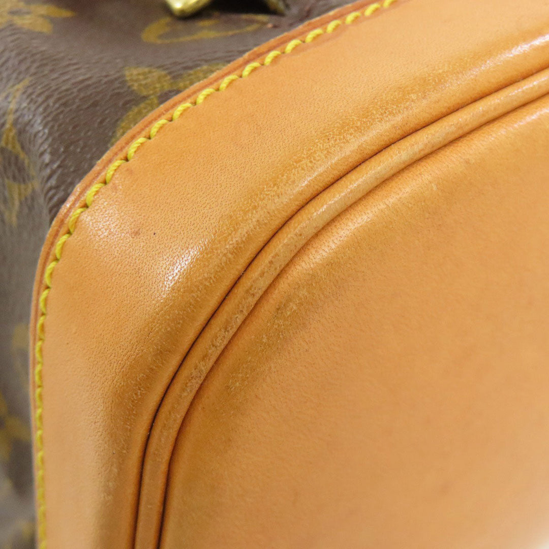 LOUIS VUITTON Backpack M51136 Monogram canvas Brown MontsourisMM Women Used Authentic