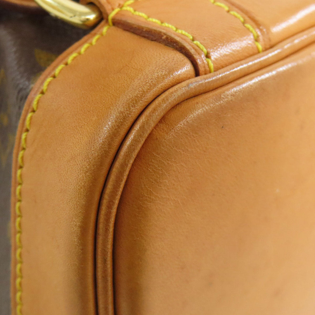 LOUIS VUITTON Backpack M51136 Monogram canvas Brown MontsourisMM Women Used Authentic