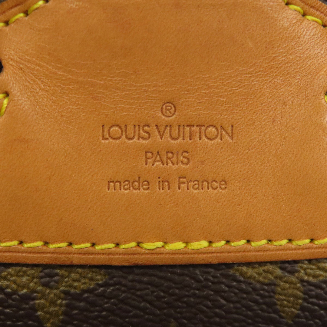 LOUIS VUITTON Backpack M51136 Monogram canvas Brown MontsourisMM Women Used Authentic