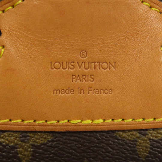 LOUIS VUITTON Backpack M51136 Monogram canvas Brown MontsourisMM Women Used Authentic