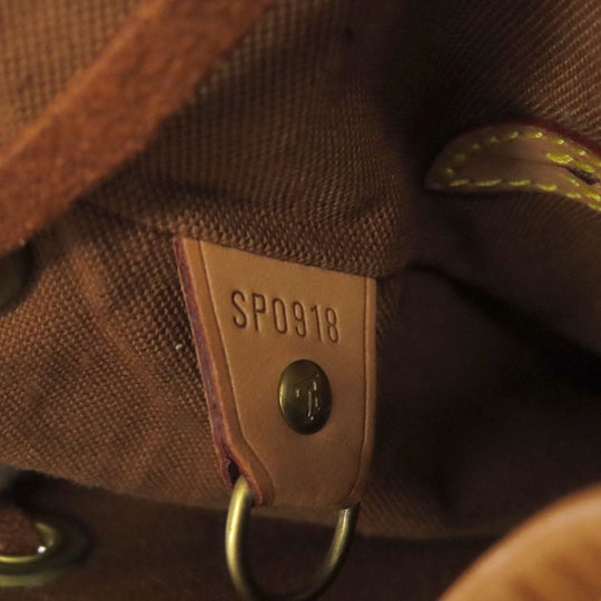 LOUIS VUITTON Backpack M51136 Monogram canvas Brown MontsourisMM Women Used Authentic