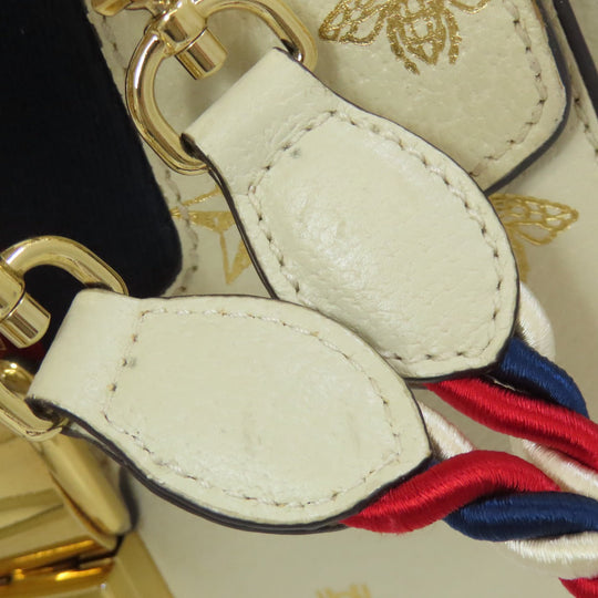 GUCCI Handbag 470270 Calfskin white Sylvie B-Star 2WAY