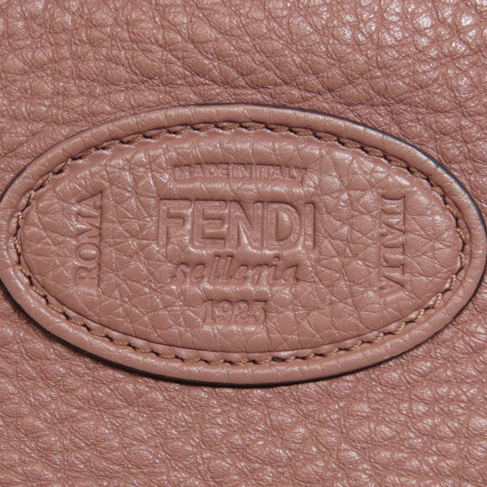 FENDI Handbag Calfskin pink 2WAY Women Used Authentic