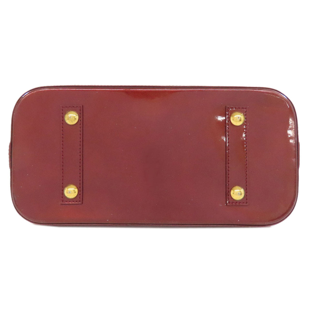LOUIS VUITTON Handbag M91691 Vernis Red Alma PM