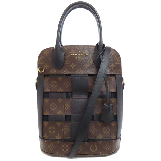 LOUIS VUITTON Handbag M44111 Monogram canvas Brown Tresage Women Used Authentic