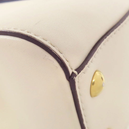 GUCCI Handbag 460881 Calfskin white Sylvie 2WAY Women Used Authentic