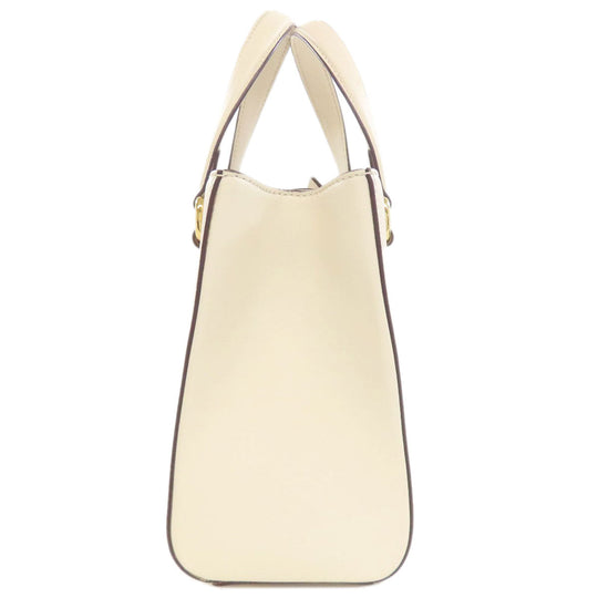 GUCCI Handbag 460881 Calfskin white Sylvie 2WAY Women Used Authentic