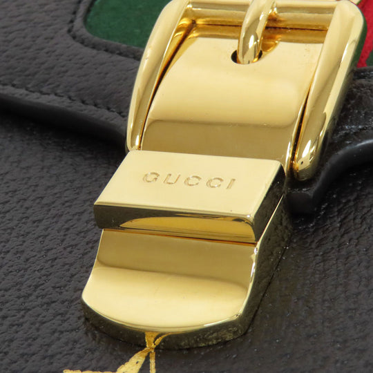 GUCCI Shoulder Bag 524405 Calfskin black Sylvie Bee & Star