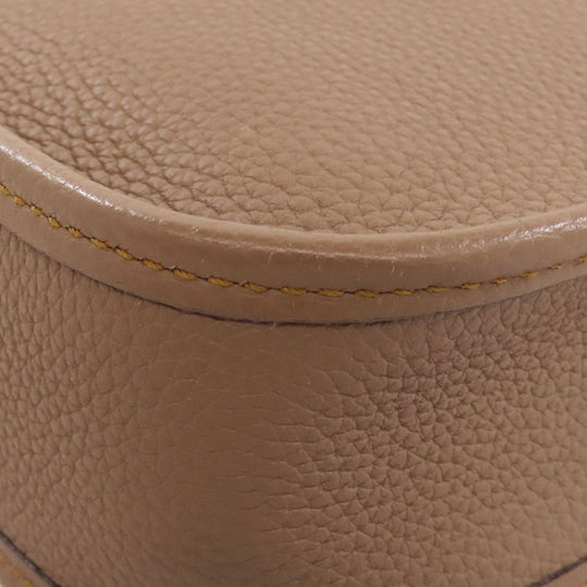 HERMES Shoulder Bag Taurillon Clemence Brown Evelyn TPM SilverMetal