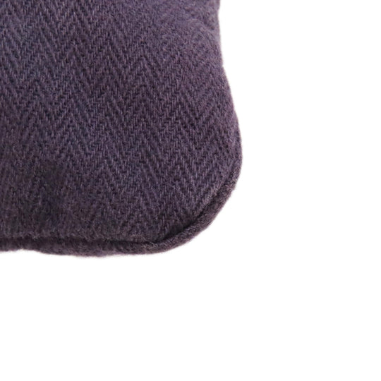 HERMES Shoulder Bag canvas Navy Sac Aline MM Women Used Authentic