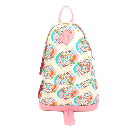 GUCCI Backpack 650288 Nylon white The north face collaboration Women Used Authentic