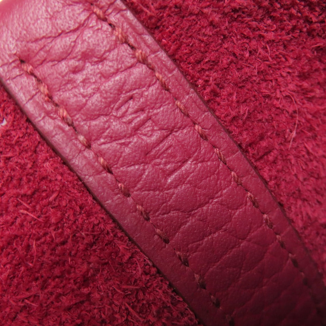 HERMES Handbag Taurillon Clemence Red Picotin Lock PM SilverMetal Women Used Authentic