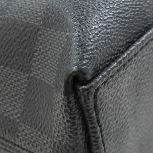 LOUIS VUITTON Business bag N48224 Damier canvas gray Porto Documan Jule PDJ mens Used Authentic