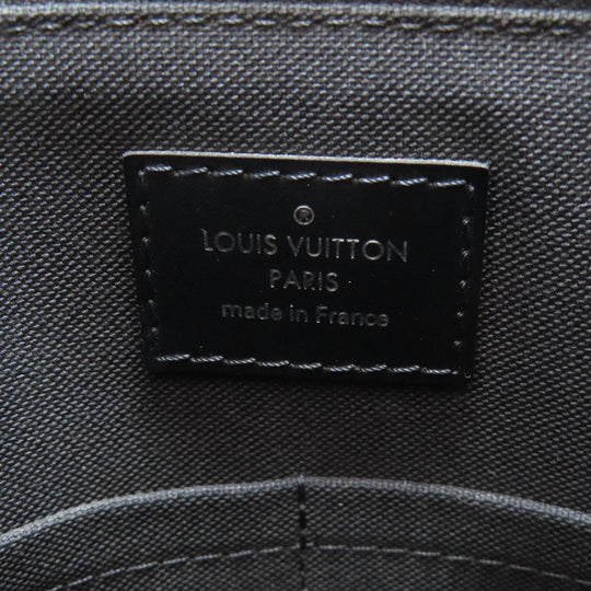 LOUIS VUITTON Business bag N48224 Damier canvas gray Porto Documan Jule PDJ mens Used Authentic