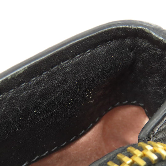 MIUMIU Handbag leather black 2WAY Women Used Authentic