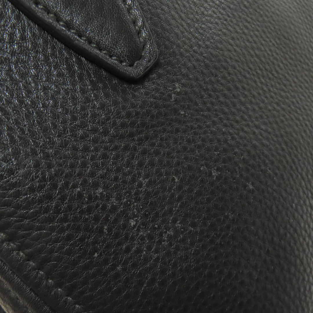 MIUMIU Handbag leather black 2WAY Women Used Authentic
