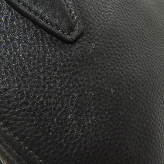 MIUMIU Handbag leather black 2WAY Women Used Authentic
