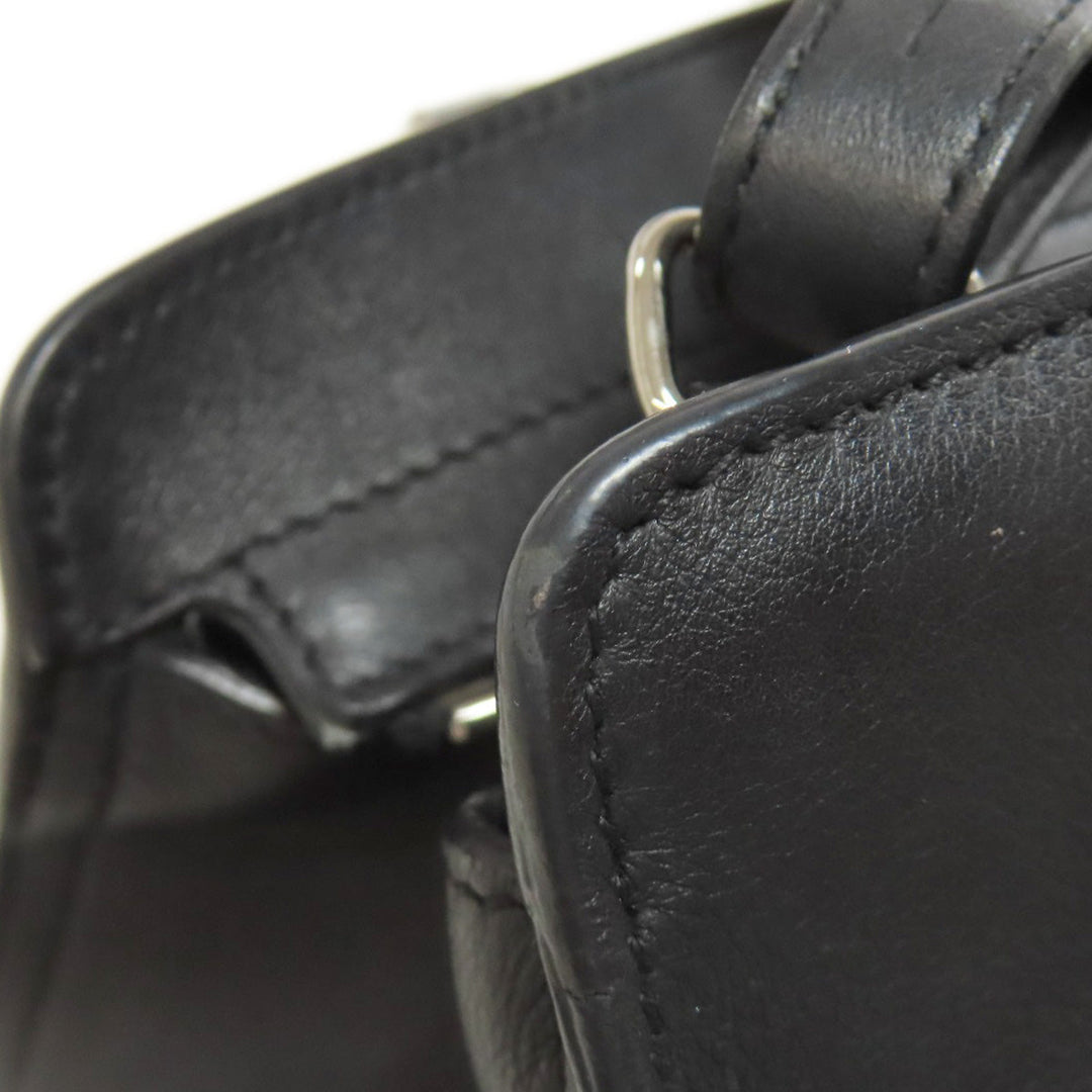 SAINT LAURENT Handbag leather black Baby Kabas 2WAY