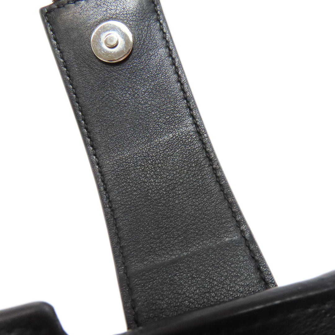 SAINT LAURENT Handbag leather black Baby Kabas 2WAY