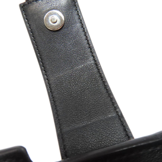 SAINT LAURENT Handbag leather black Baby Kabas 2WAY