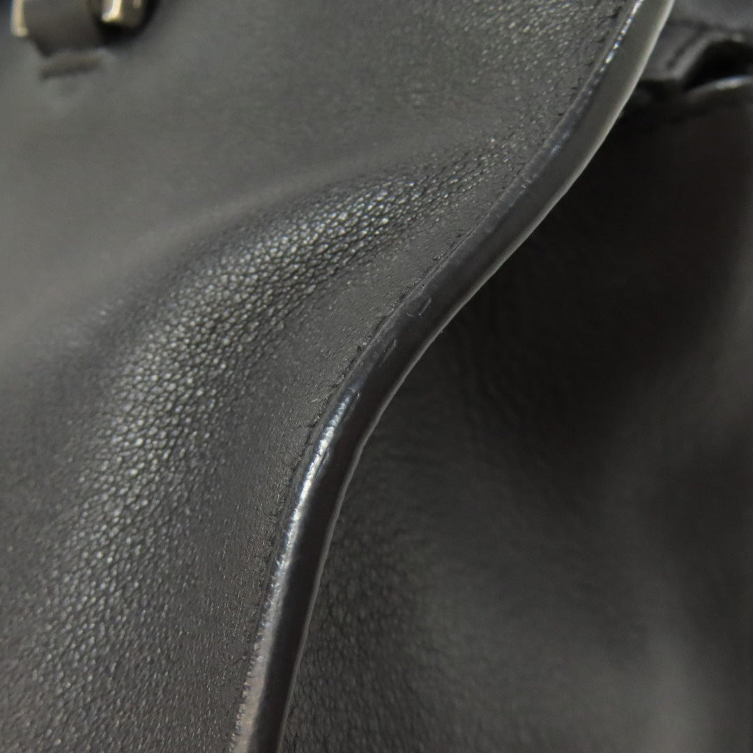 SAINT LAURENT Handbag leather black Baby Kabas 2WAY