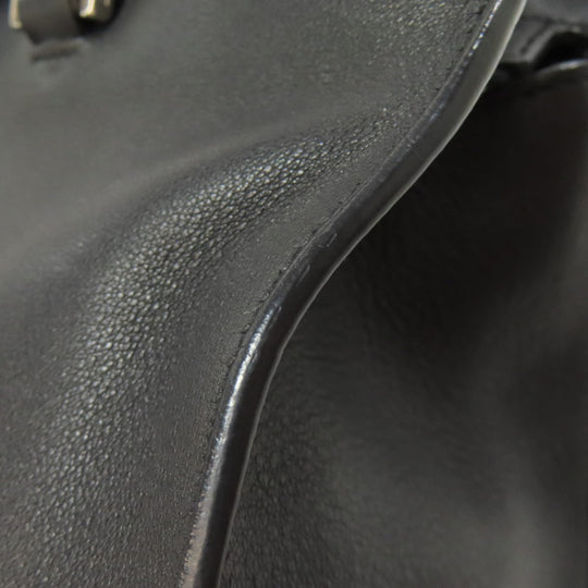 SAINT LAURENT Handbag leather black Baby Kabas 2WAY