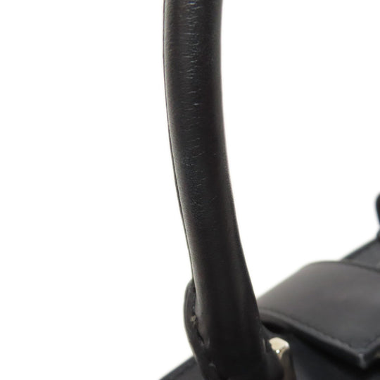 SAINT LAURENT Handbag leather black Baby Kabas 2WAY