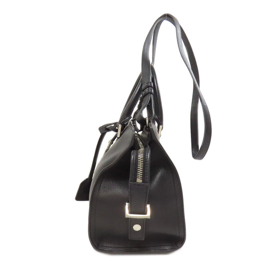 SAINT LAURENT Handbag leather black Baby Kabas 2WAY