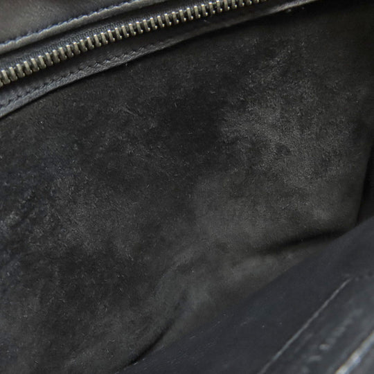 SAINT LAURENT Handbag leather black Baby Kabas 2WAY