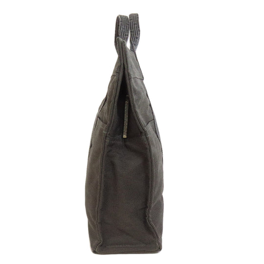 HERMES Handbag canvas gray Her LineMM Women Used Authentic