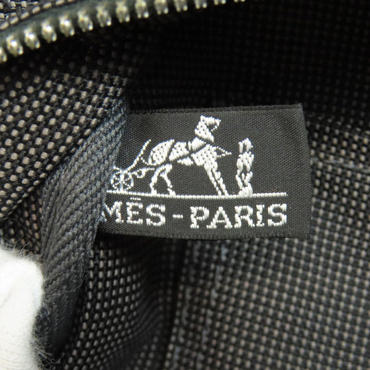 HERMES Handbag canvas gray Her LineMM Women Used Authentic