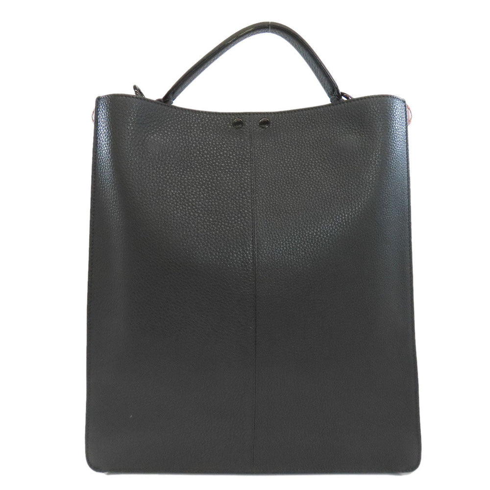 FENDI Tote Bag Calfskin gray Peekaboo X Light Fit 2WAY Women Used Authentic
