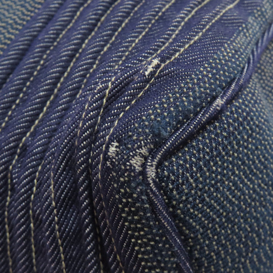 HERMES Tote Bag canvas Navy Calicut Women Used Authentic
