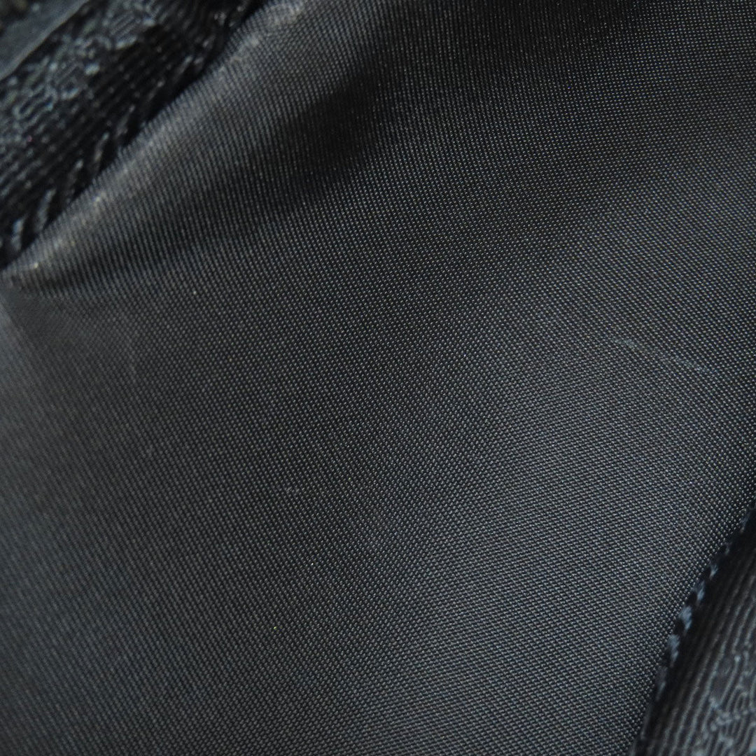 PRADA Shoulder Bag Nylon black logoMetal Women Used Authentic