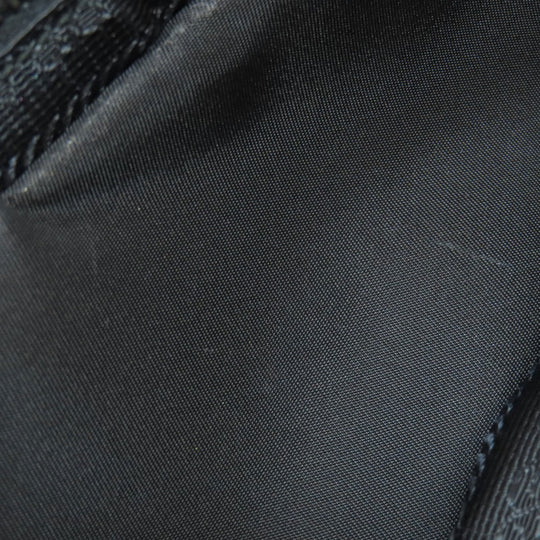 PRADA Shoulder Bag Nylon black logoMetal Women Used Authentic