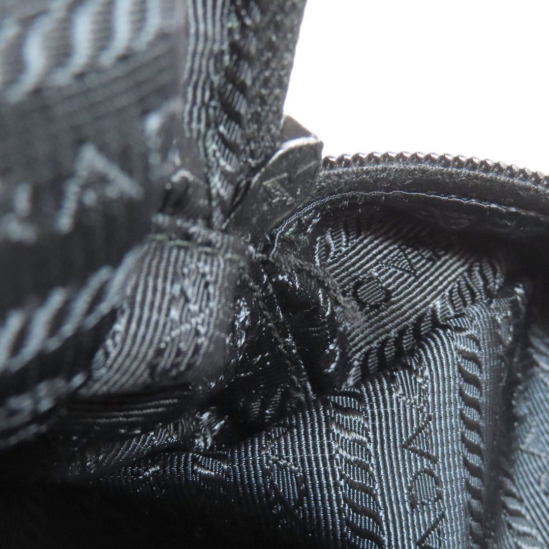 PRADA Handbag Nylon black logoMetal 2WAY