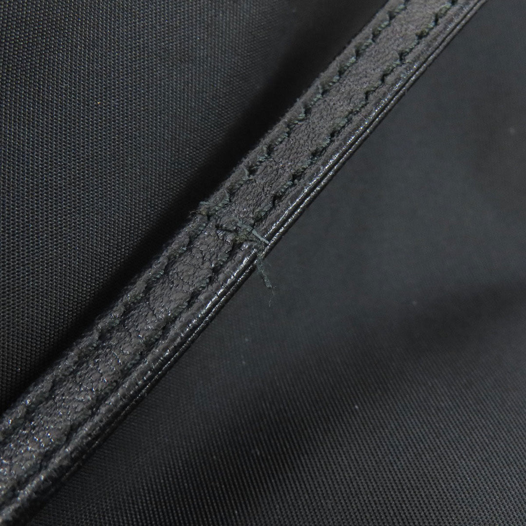 PRADA Handbag Nylon black logoMetal 2WAY