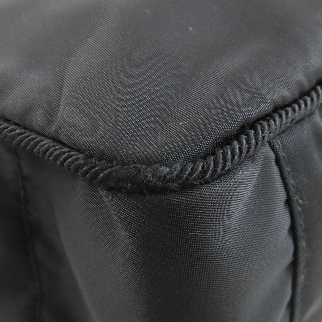 PRADA Handbag Nylon black logoMetal 2WAY