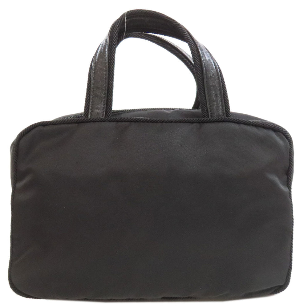 PRADA Handbag Nylon black logoMetal 2WAY