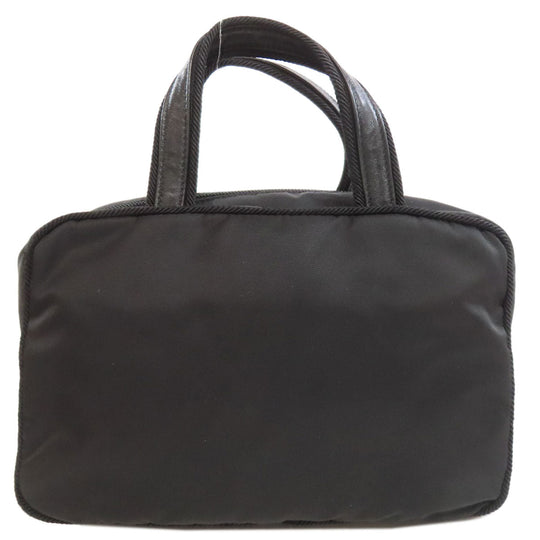 PRADA Handbag Nylon black logoMetal 2WAY