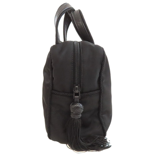 PRADA Handbag Nylon black logoMetal 2WAY