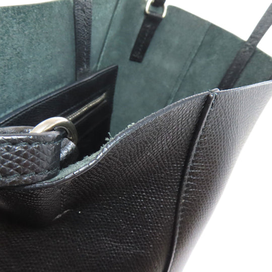 CELINE Tote Bag leather black Vertical Cabas 2WAY